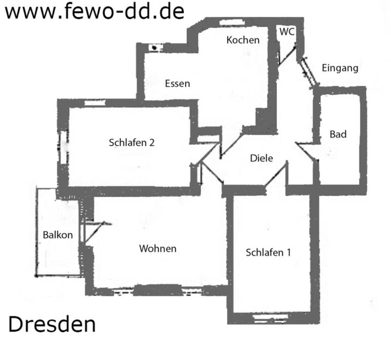 Großzügiger Grundriss